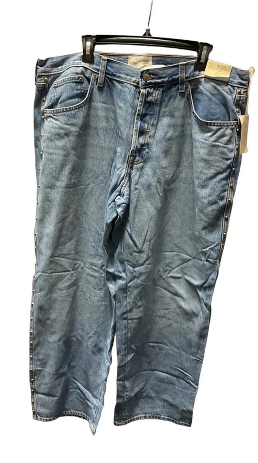 Jeans Wide Leg By Universal Thread In Blue Denim, Size: 16