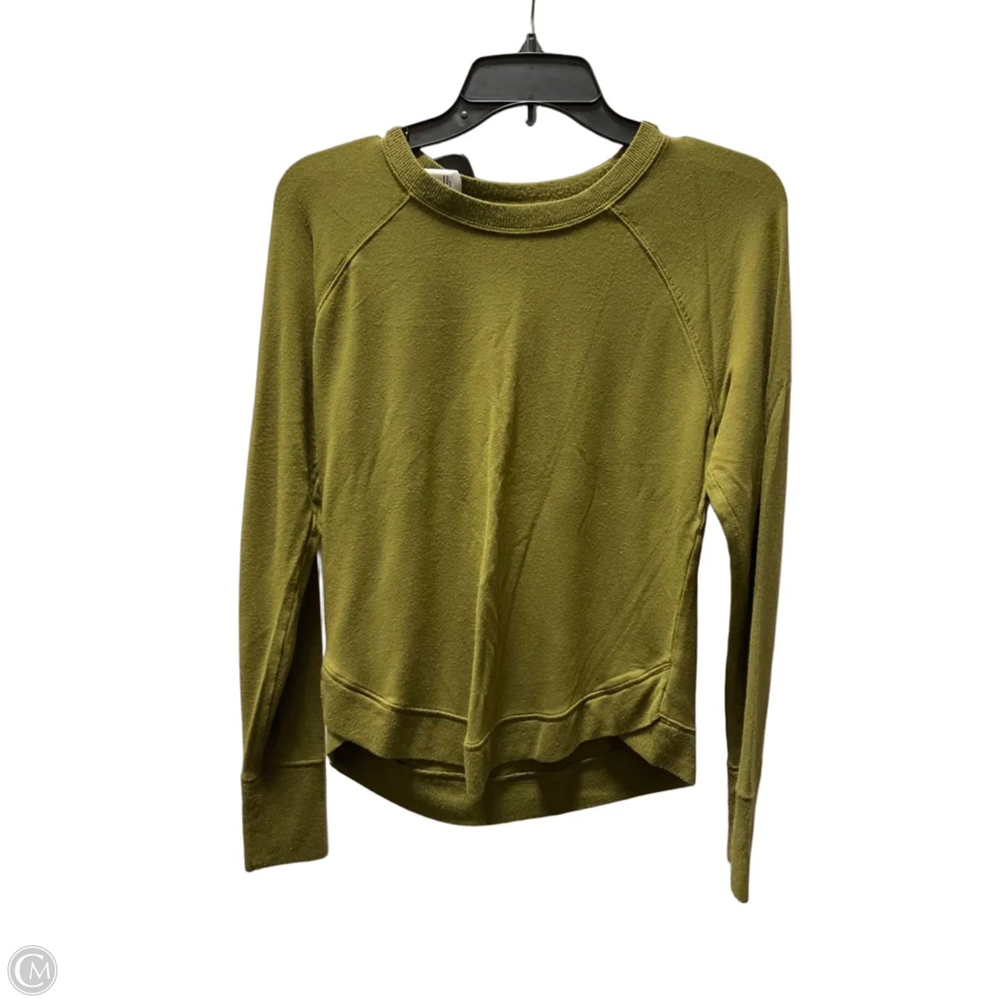 Athletic Top Long Sleeve Crewneck By Athletica In Green, Size: S