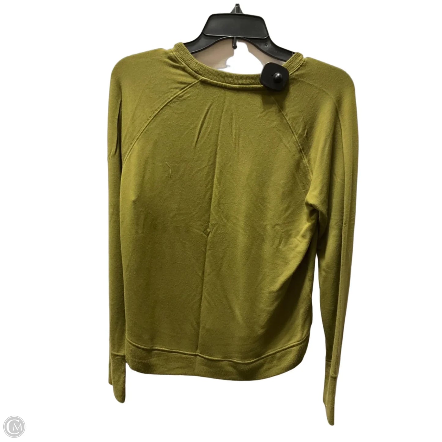 Athletic Top Long Sleeve Crewneck By Athletica In Green, Size: S