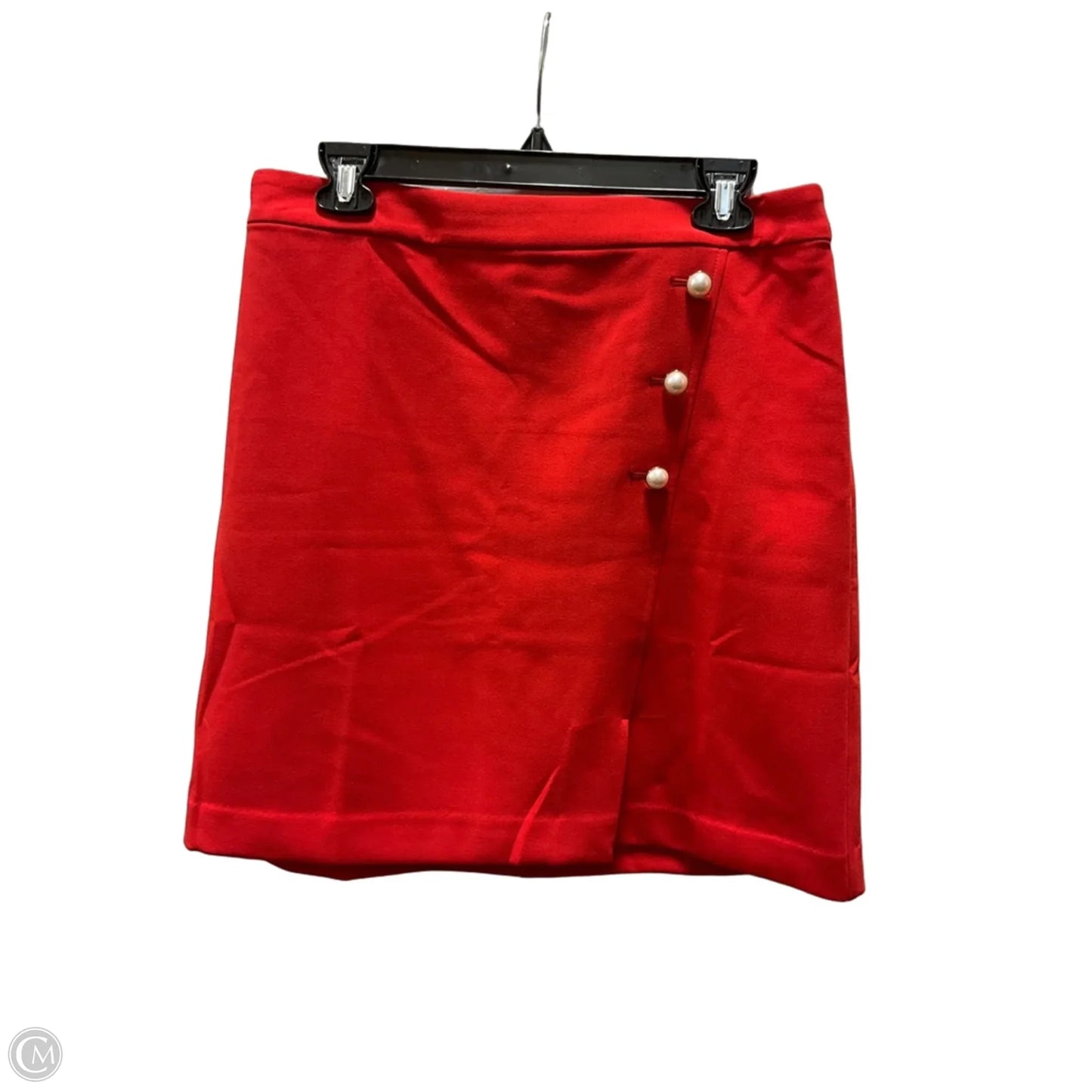 Skirt Midi By Ann Taylor In Red, Size: 8