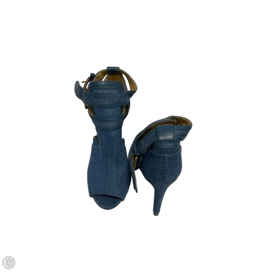 Sandals Heels Block By Michael By Michael Kors In Brown, Size: 6