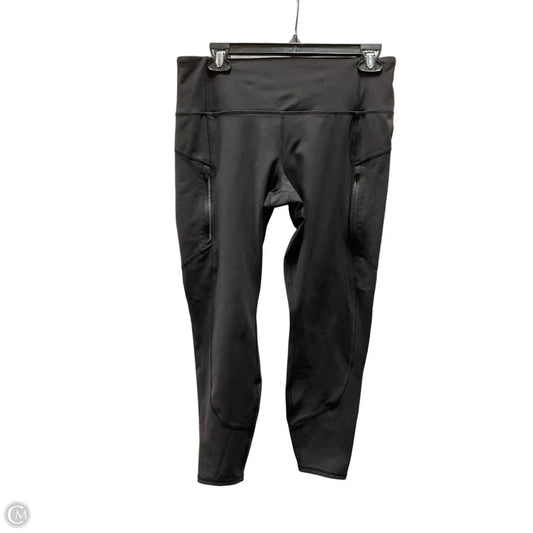 Athletic Leggings By Athleta In Black, Size: L