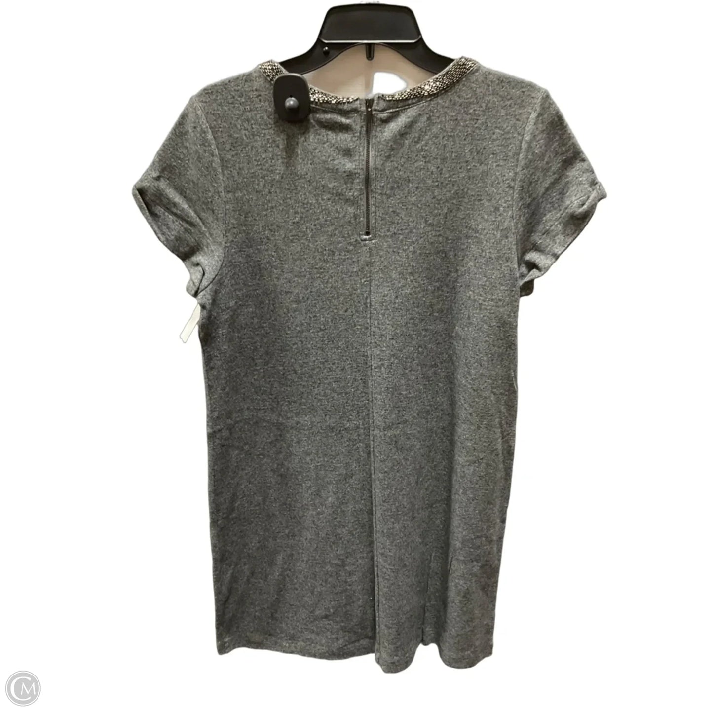 Dress Casual Midi By Loft In Grey, Size: L