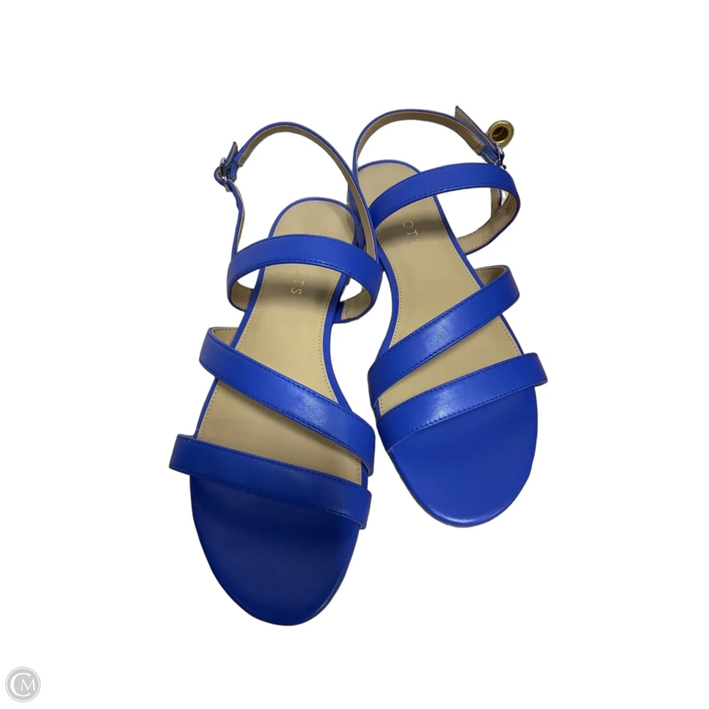 Sandals Flats By Talbots In Blue, Size: 8