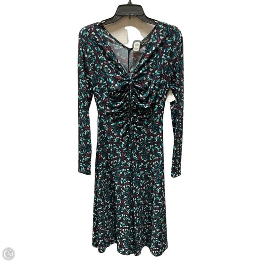 Dress Casual Midi By White House Black Market In Multi-colored, Size: Xs