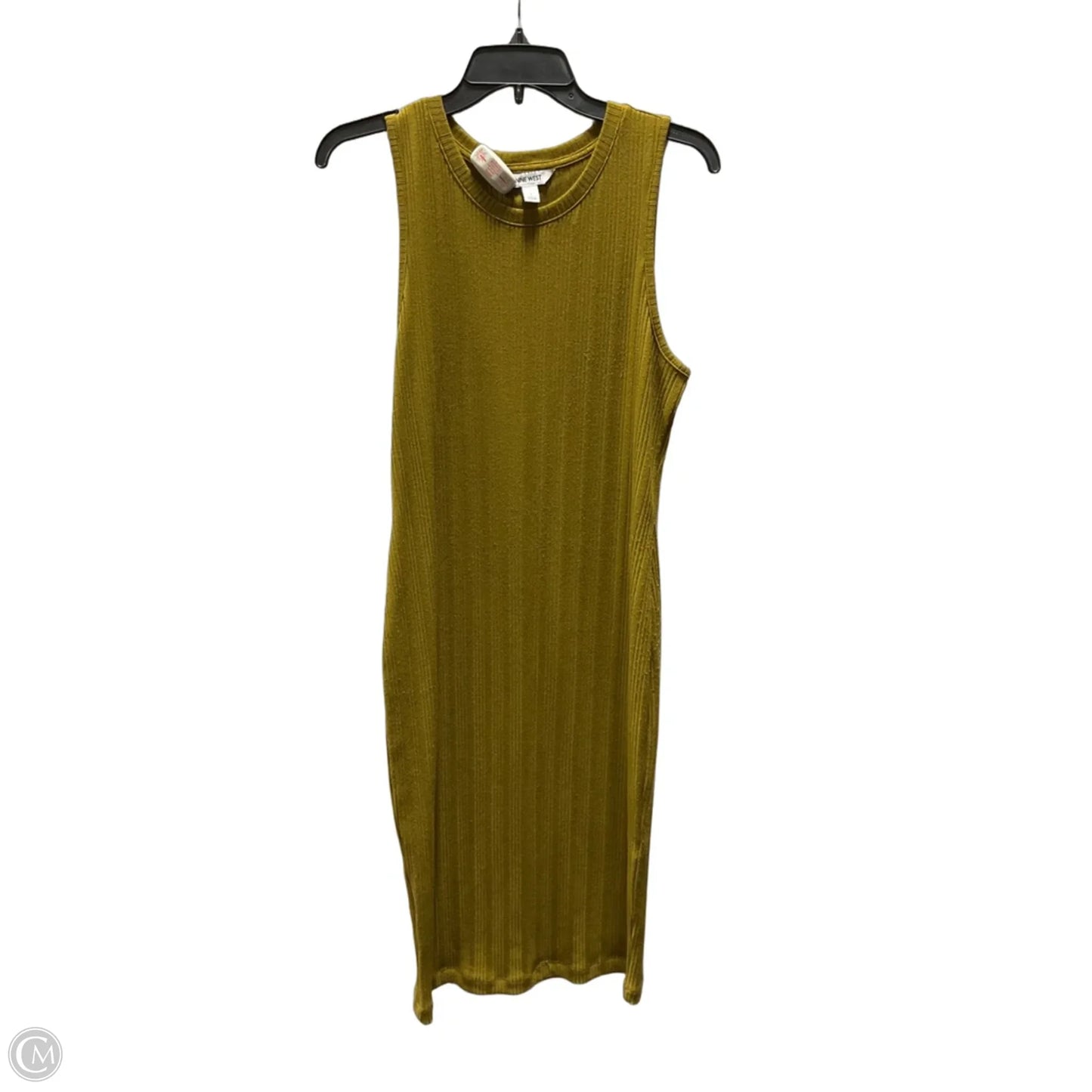Dress Casual Midi By Nine West In Green, Size: L