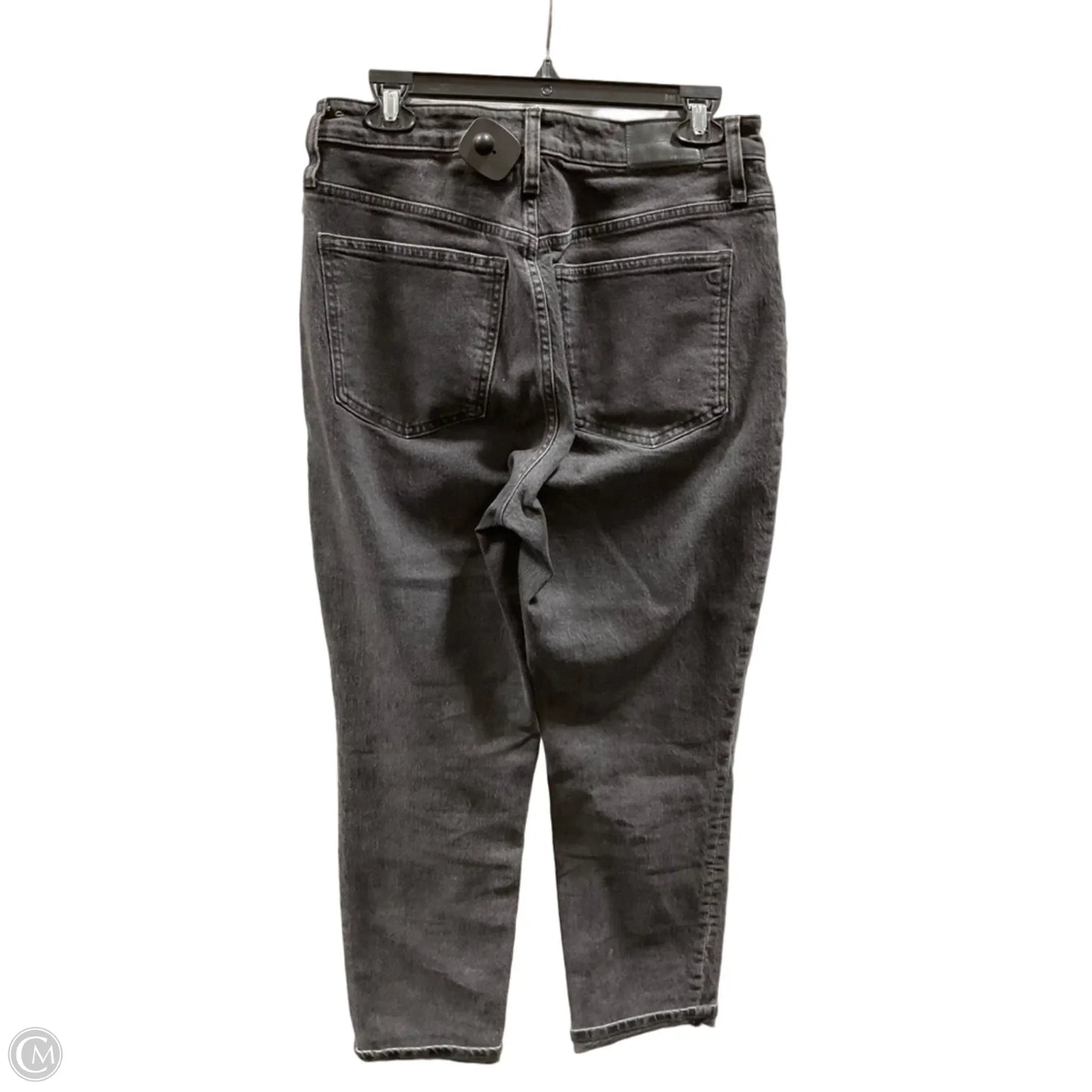 Jeans Straight By Madewell In Black Denim, Size: 6