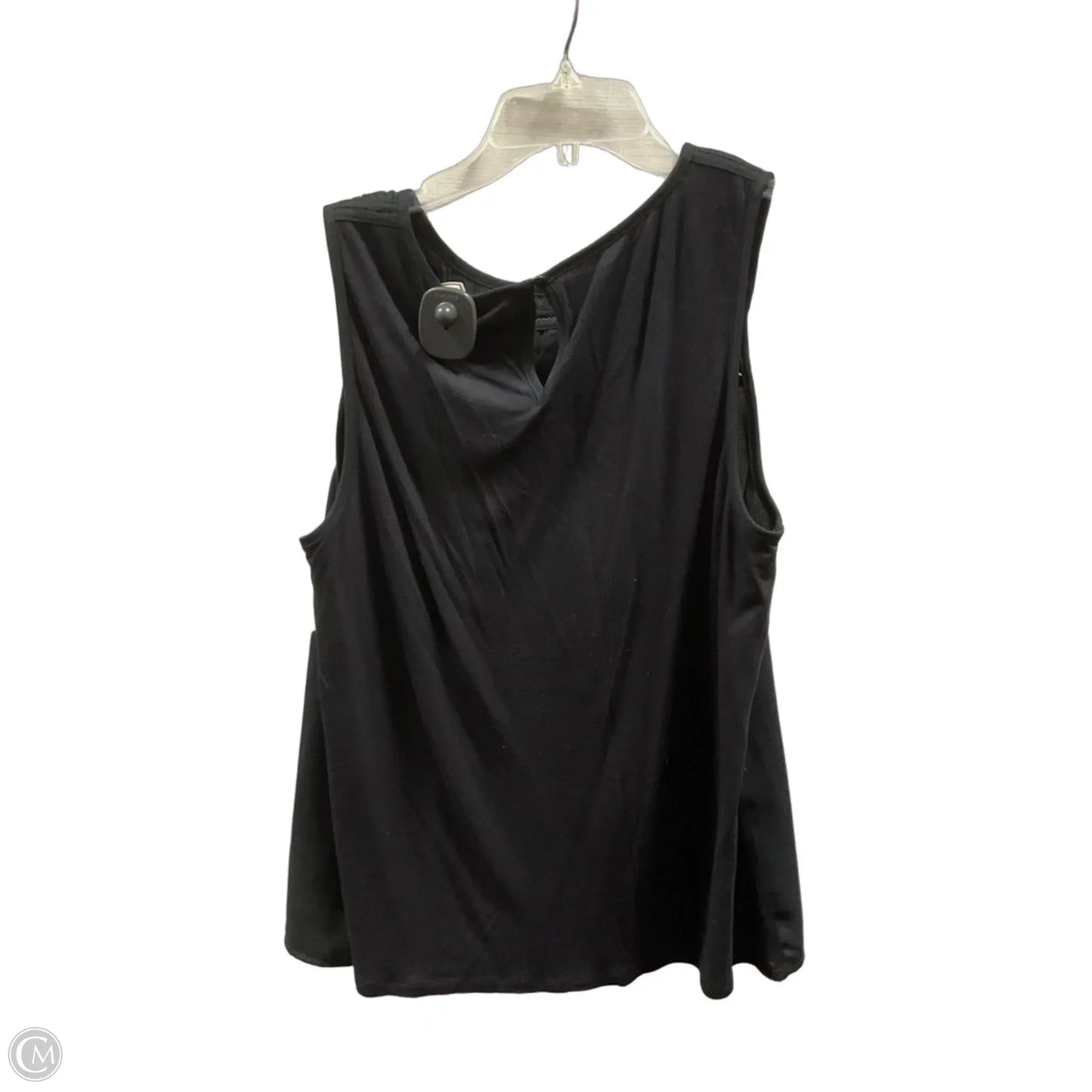 Top Sleeveless By Elle In Black, Size: L