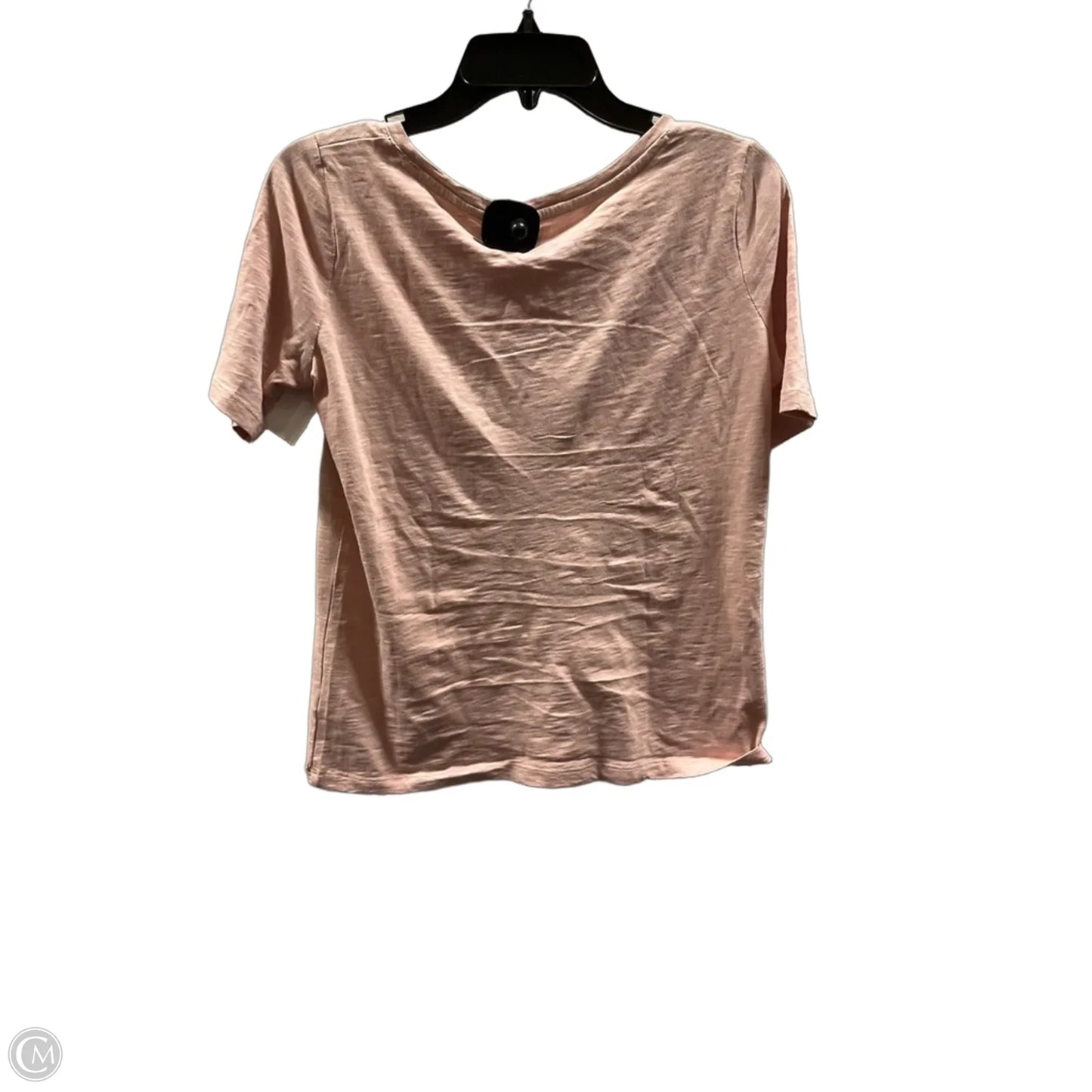 Top Short Sleeve Basic By Talbots In Pink, Size: S