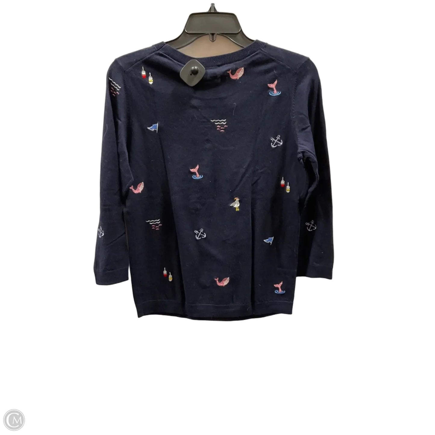 Top Long Sleeve By Talbots In Navy, Size: Xs