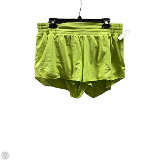 Athletic Shorts By Lululemon In Green, Size: L