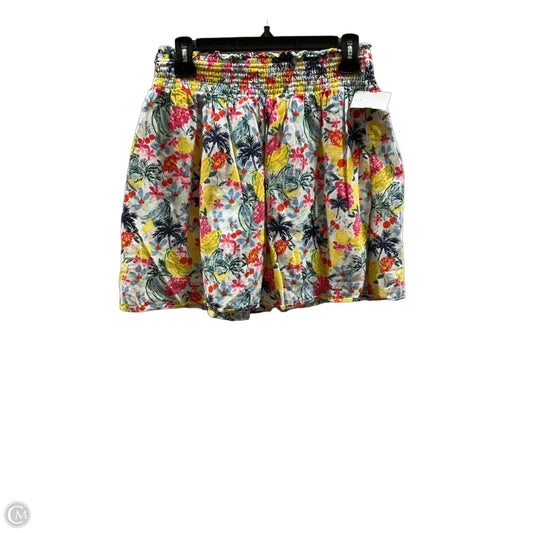 Skirt Mini & Short By Loft In Floral Print, Size: S