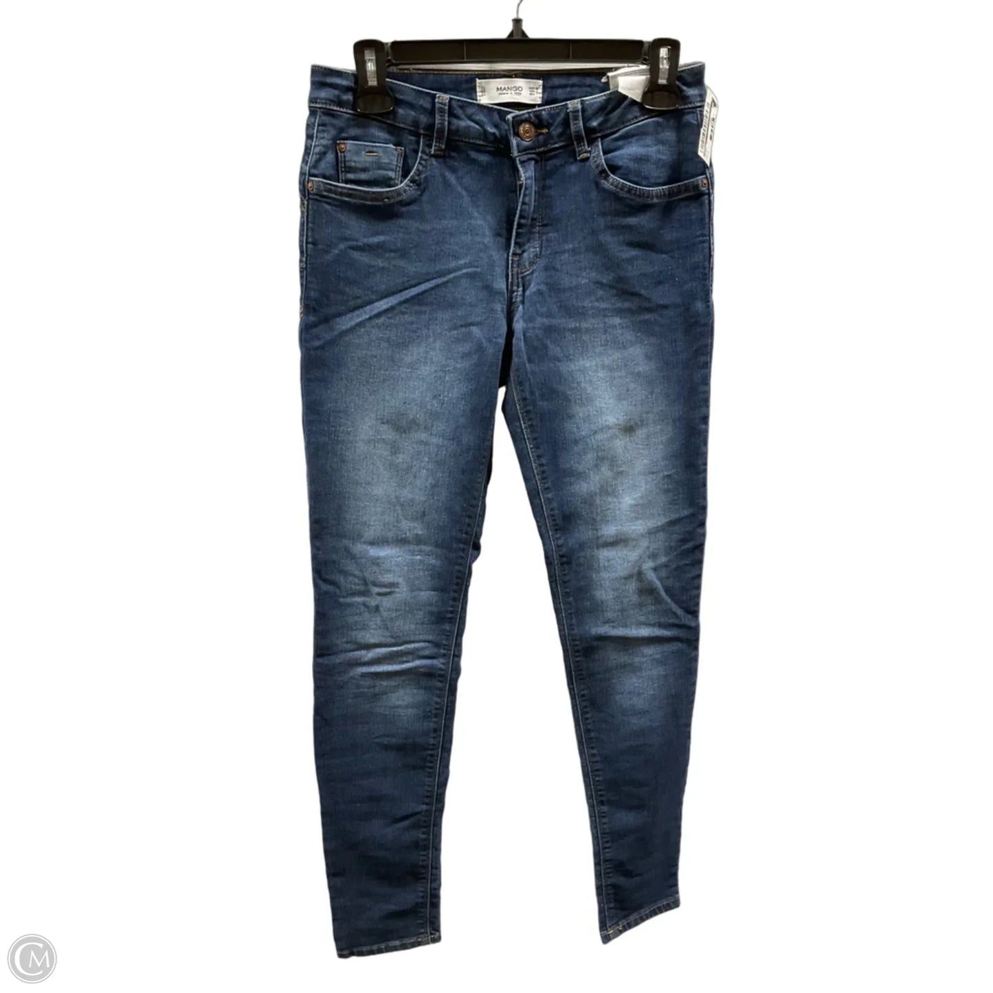 Jeans Skinny By Mango In Blue, Size: 4
