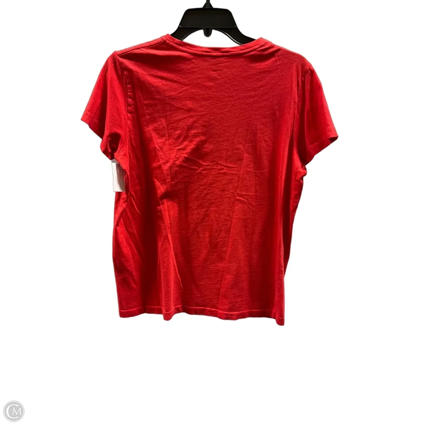 Top Short Sleeve By Ralph Lauren In Red, Size: L