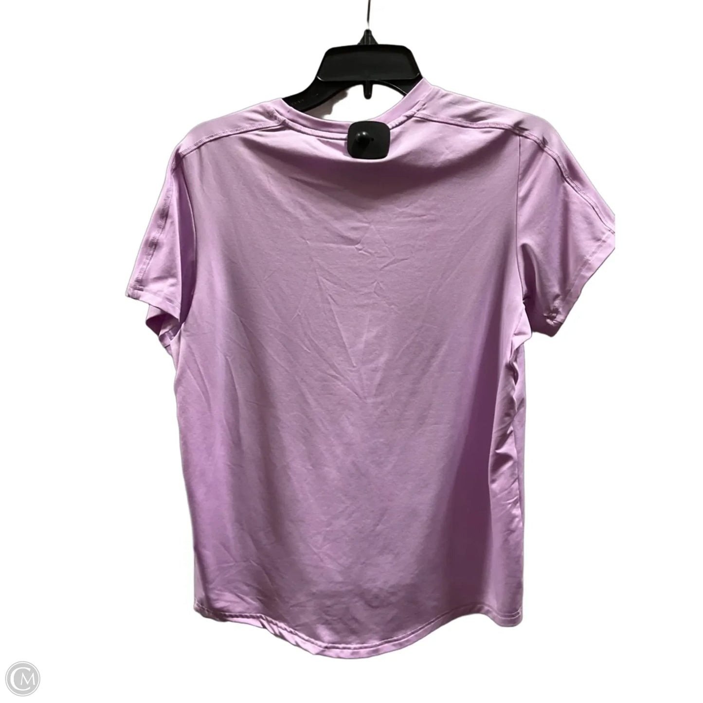 Athletic Top Short Sleeve By Adidas In Purple, Size: M