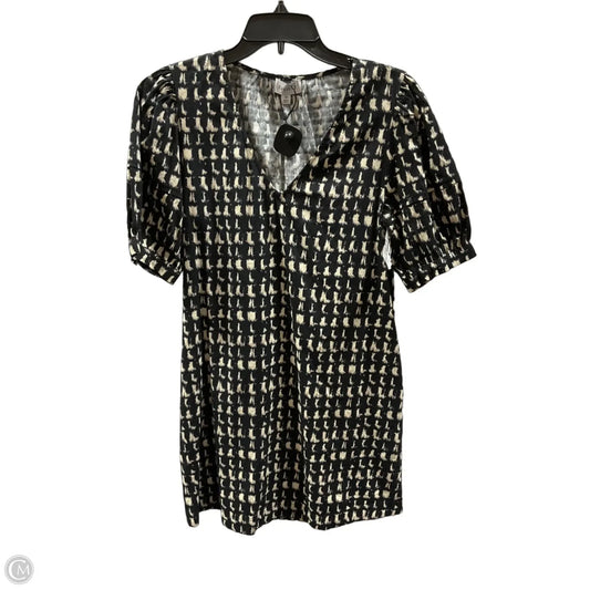 Dress Casual Midi By Everlane In Black & Cream, Size: Xs