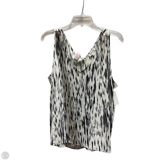 Top Sleeveless By Nordstrom In Black & White, Size: M
