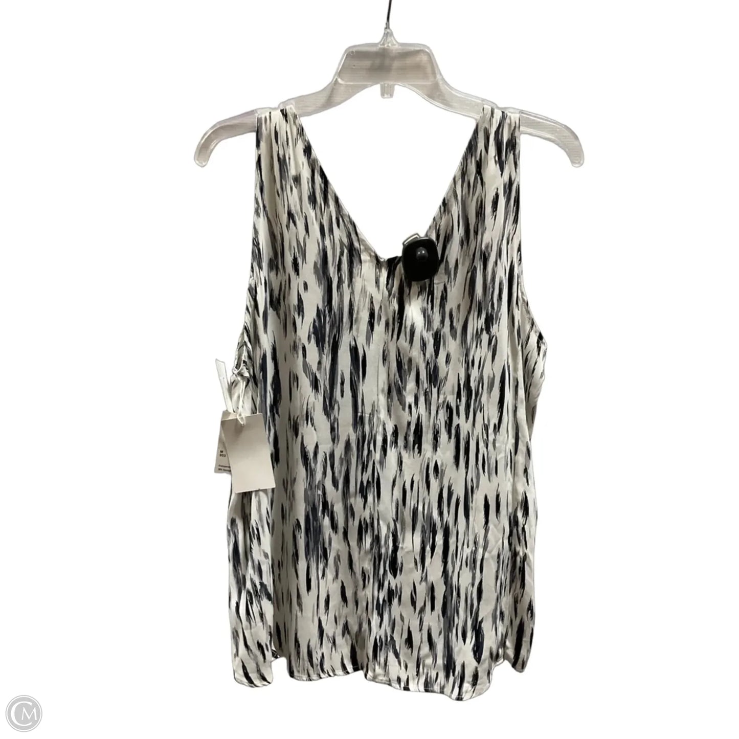 Top Sleeveless By Nordstrom In Black & White, Size: M