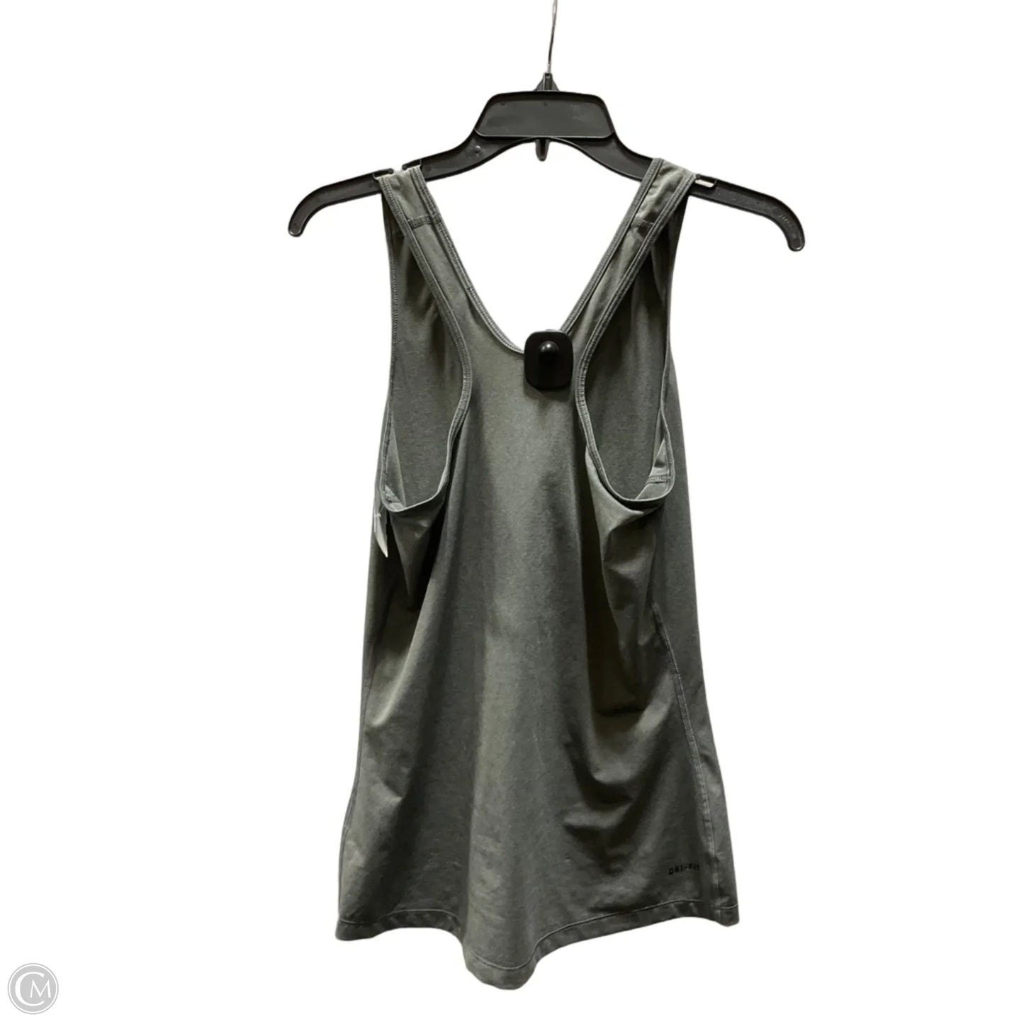 Athletic Tank Top By Nike In Grey, Size: M