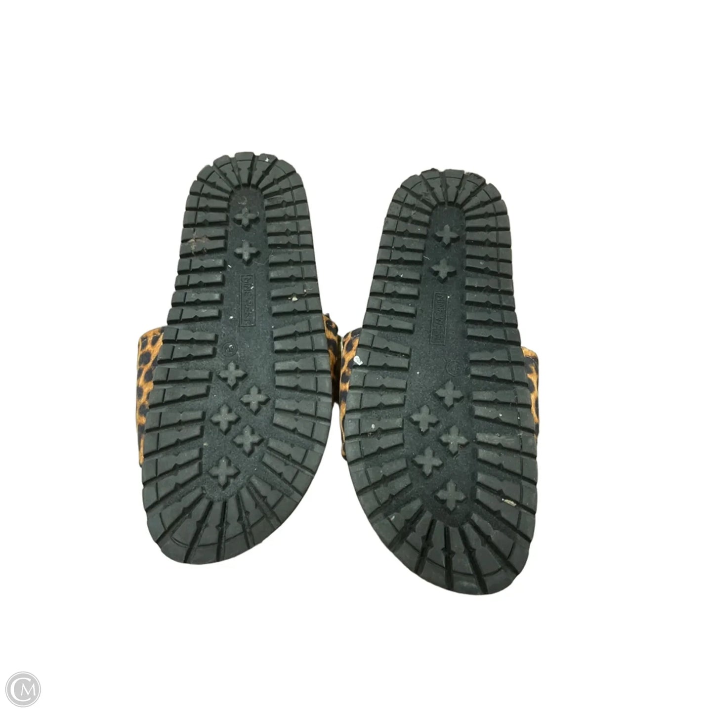 Sandals Flats By Nine West In Animal Print, Size: 9