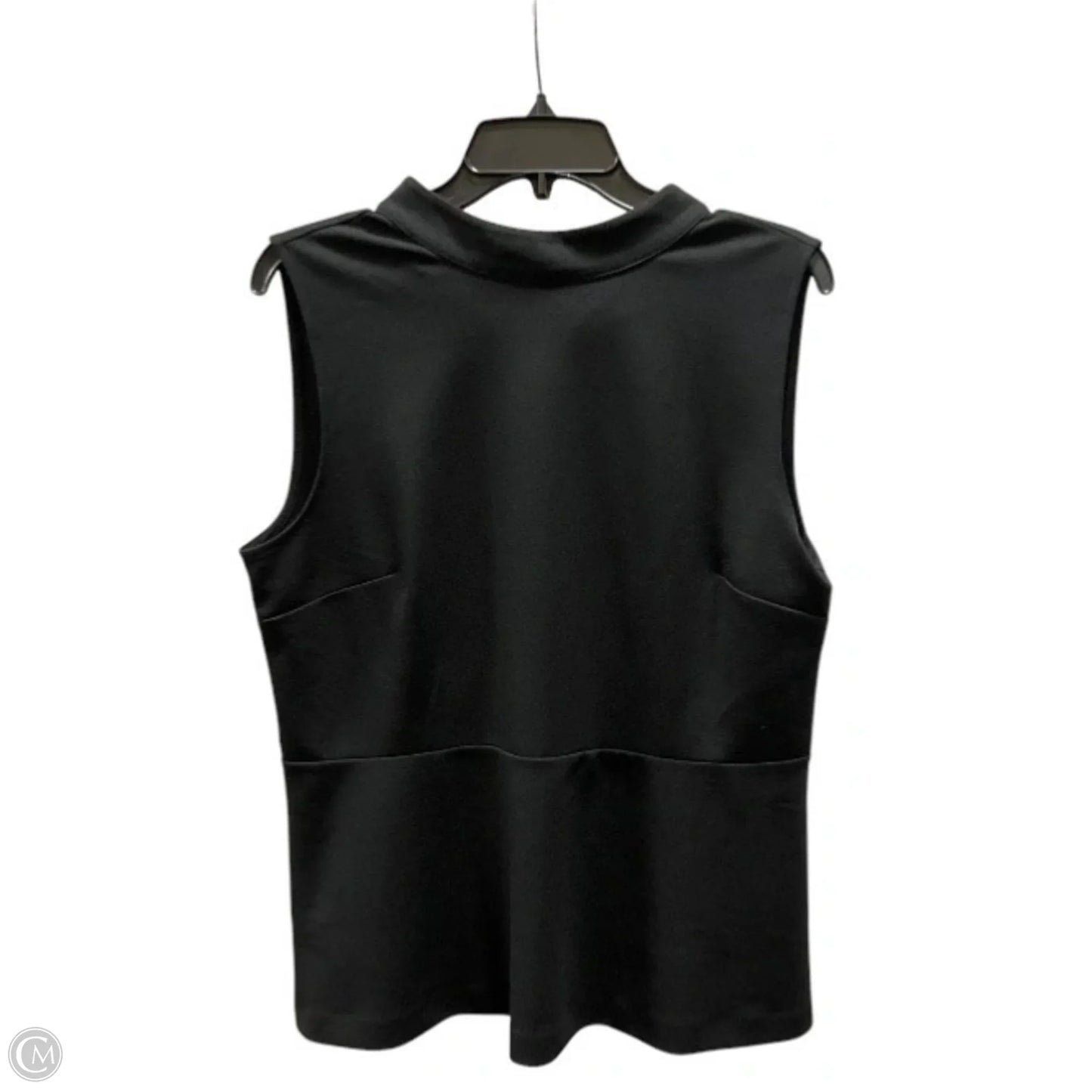 Top Sleeveless By Ann Taylor In Black, Size: L