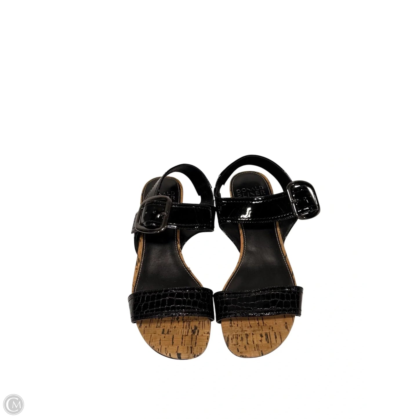 Sandals Heels Block By Donald Pliner In Black, Size: 9