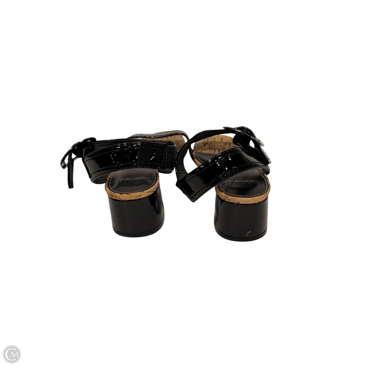 Sandals Heels Block By Donald Pliner In Black, Size: 9