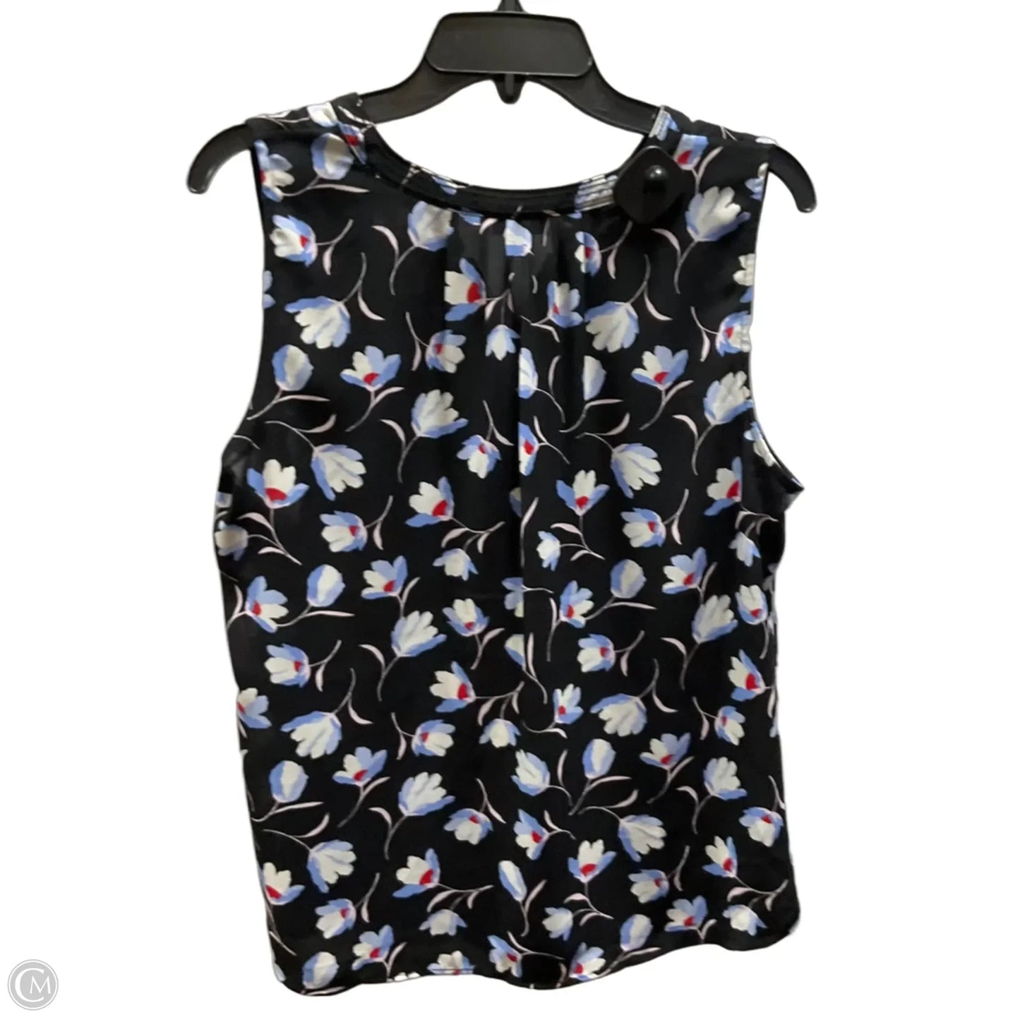 Top Sleeveless By Talbots In Floral Print, Size: Lp