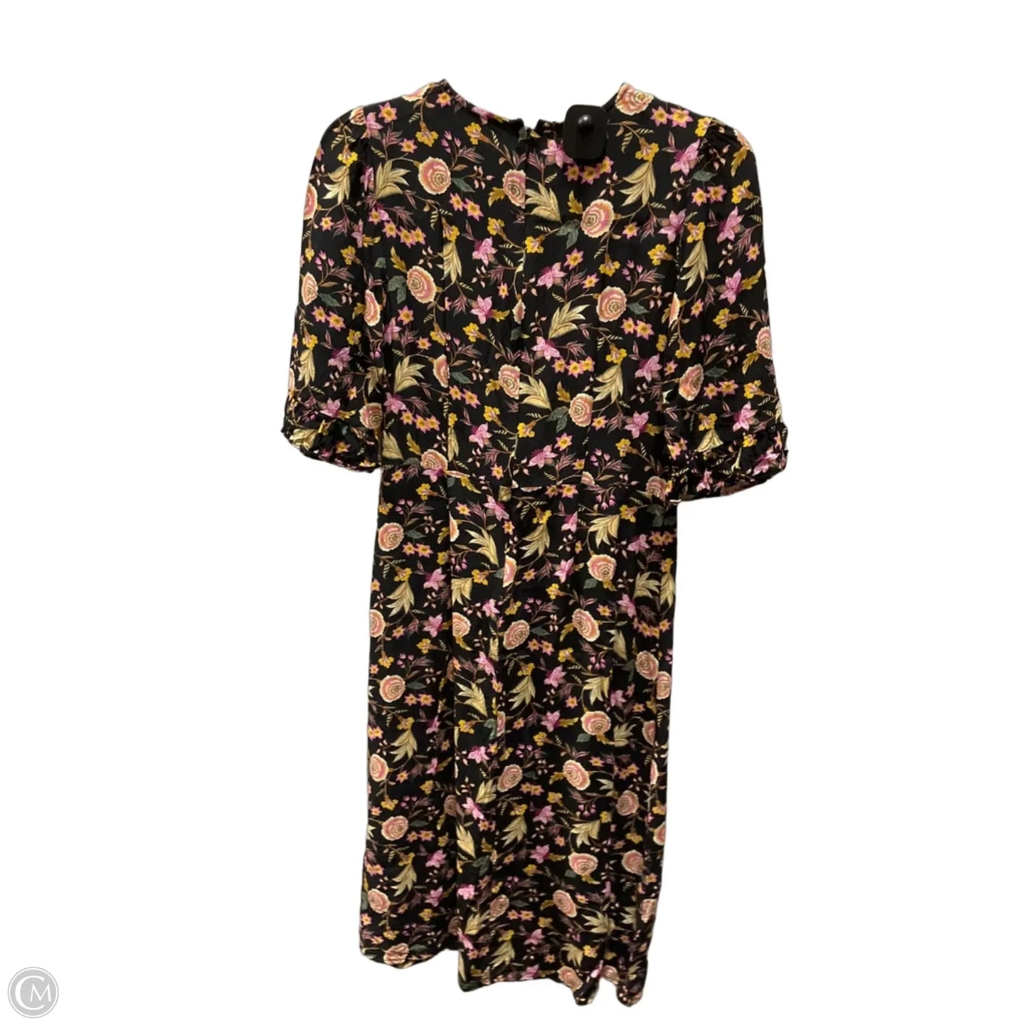 Dress Casual Midi By Loft In Floral Print, Size: 0p