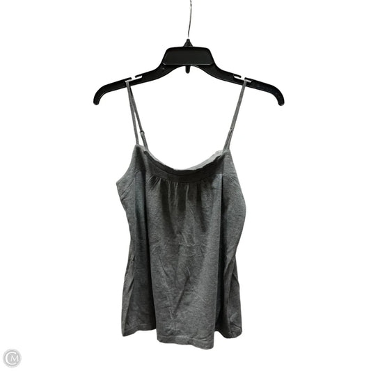 Top Sleeveless By Loft In Grey, Size: S