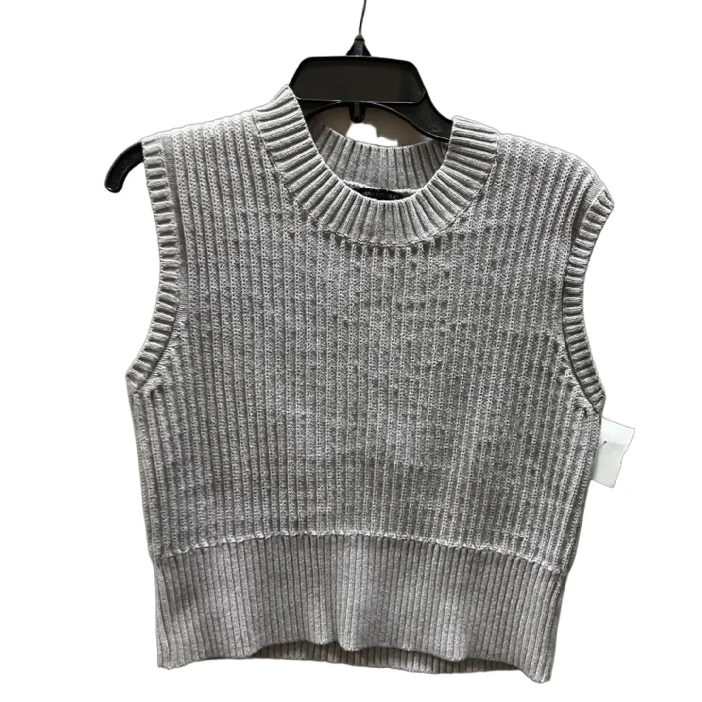 Top Sleeveless By Banana Republic In Grey, Size: L