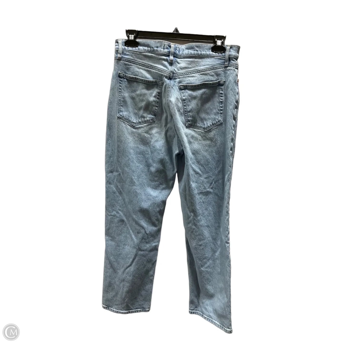 Jeans Straight By Loft In Blue Denim, Size: 8