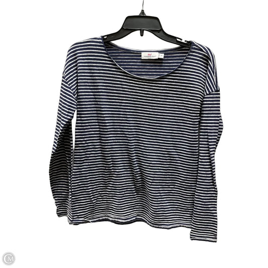 Top Long Sleeve Basic By Vineyard Vines In Striped Pattern, Size: Xs