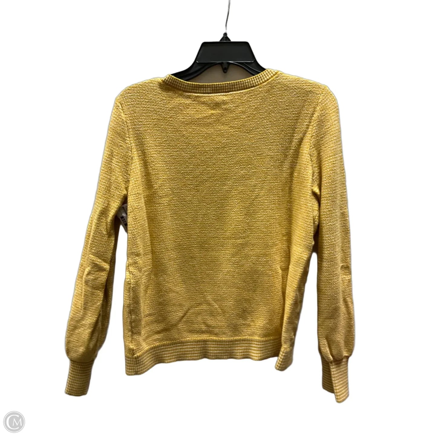 Top Long Sleeve By Talbots In Gold, Size: L