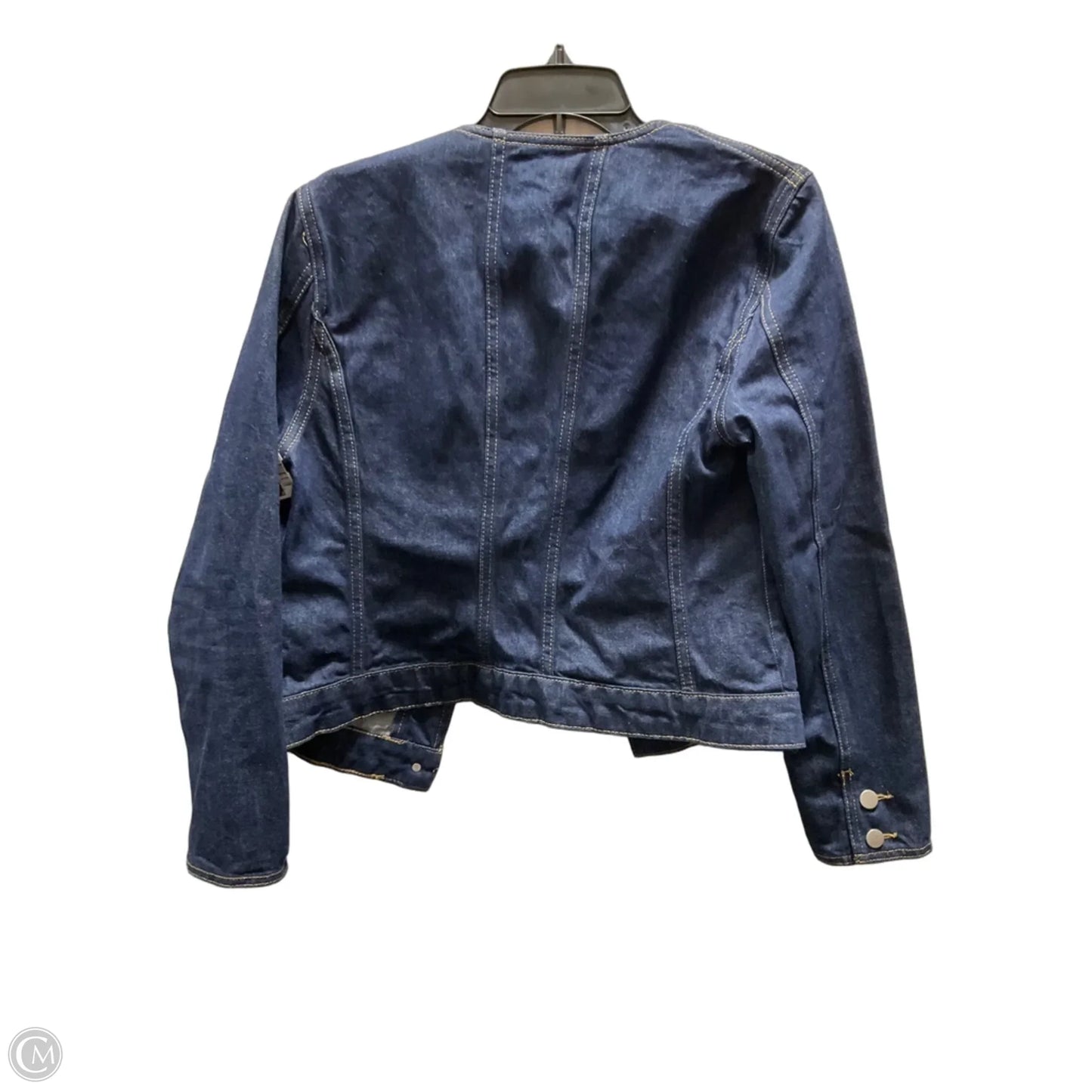 Jacket Denim By Zara In Blue Denim, Size: L