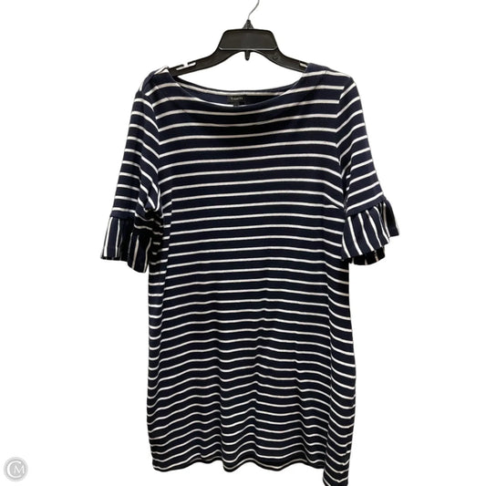 Dress Casual Midi By Talbots In Striped Pattern, Size: Xl