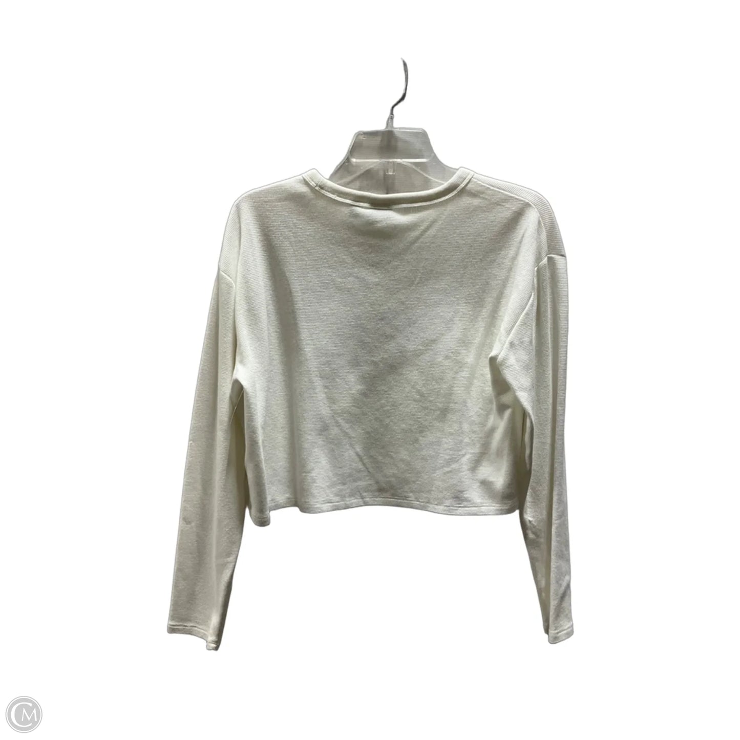 Top Long Sleeve By Sunday Best In White, Size: M