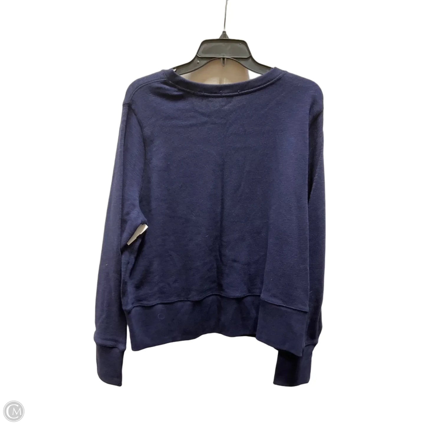 Top Long Sleeve By Gap In Navy, Size: Xl