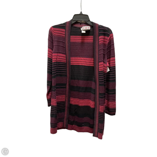 Cardigan By Chicos In Striped Pattern, Size: Sp