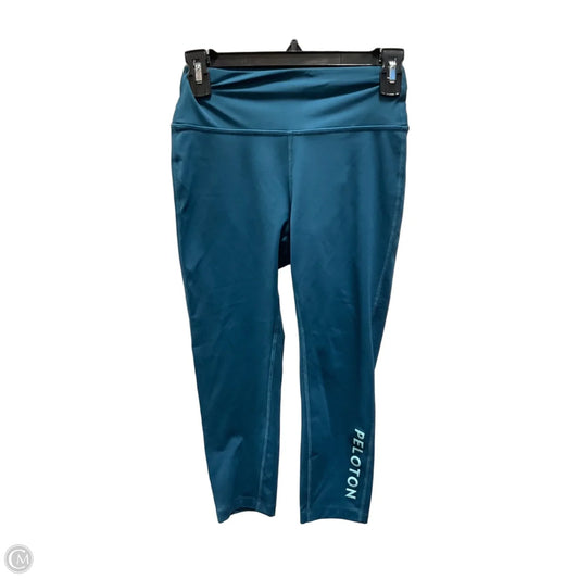 Athletic Leggings Capris By Peloton In Teal, Size: S
