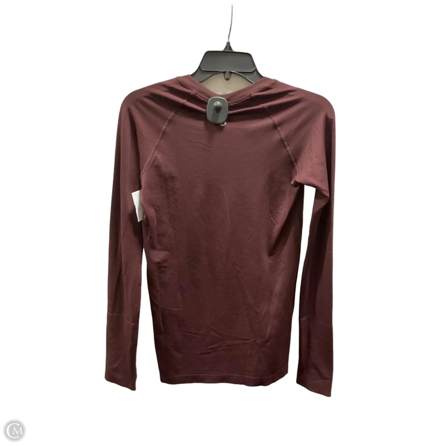 Athletic Top Long Sleeve Crewneck By Lululemon In Red, Size: S