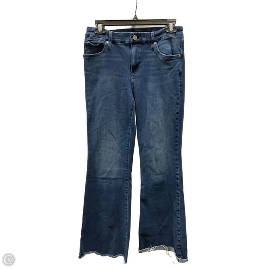 Jeans Flared By Express In Blue Denim, Size: M