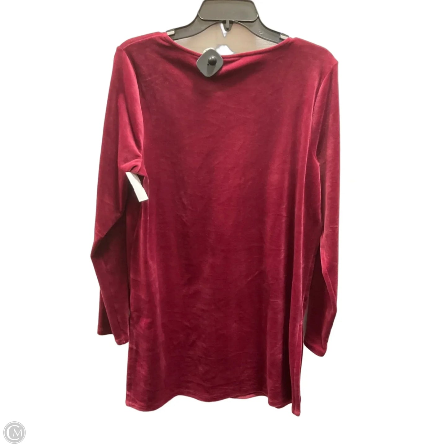 Top Long Sleeve By Pure Jill In Red, Size: M