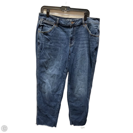Jeans Straight By Maurices In Blue Denim, Size: 16