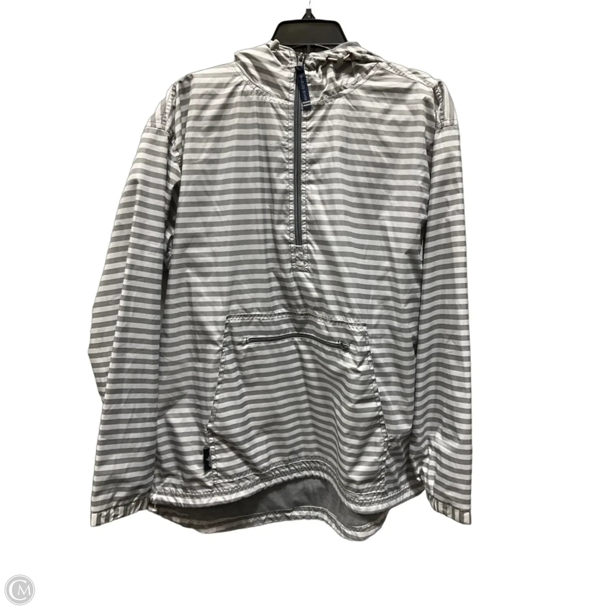 Jacket Windbreaker By Cmf In Striped Pattern, Size: Xl