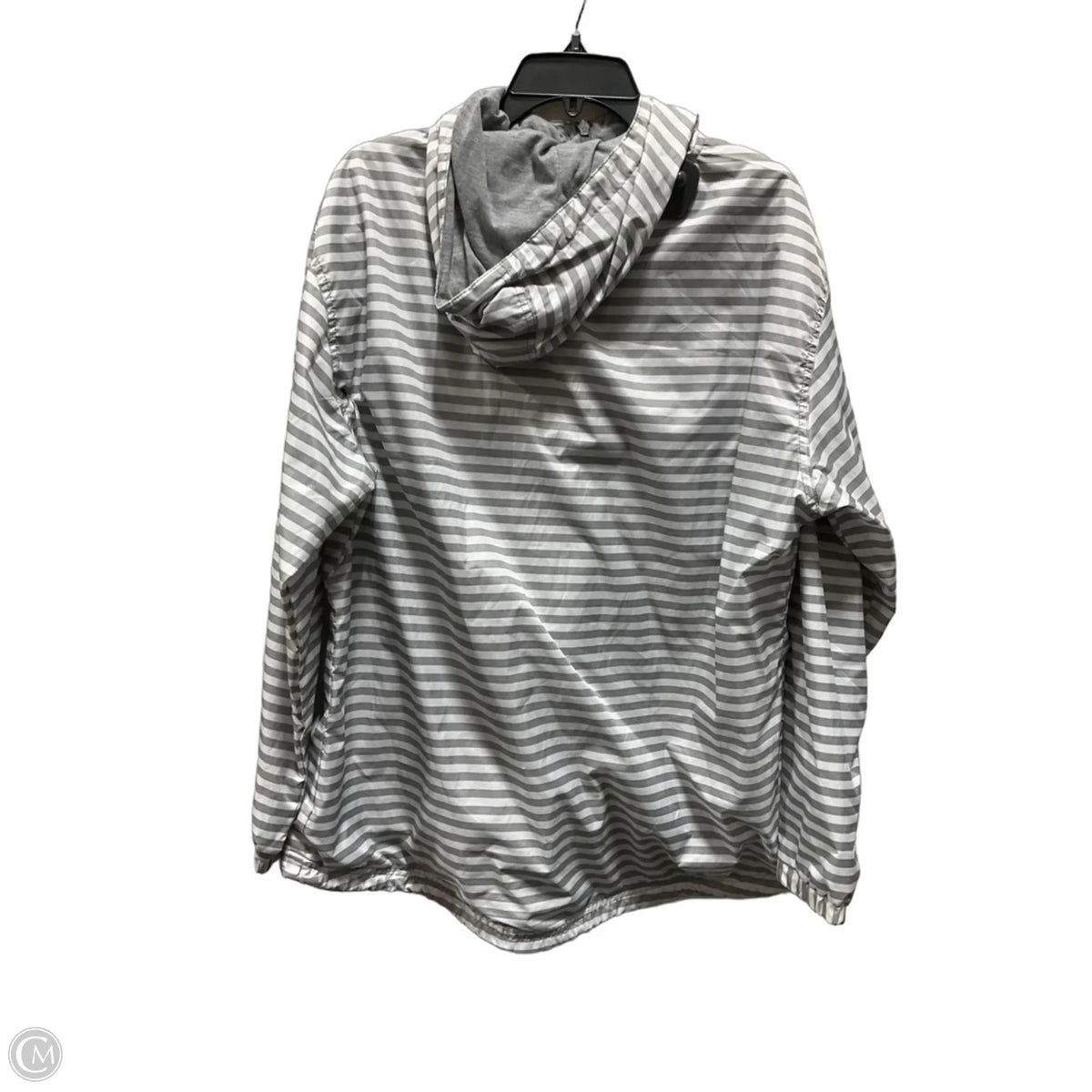 Jacket Windbreaker By Cmf In Striped Pattern, Size: Xl
