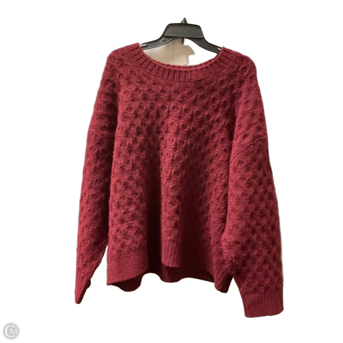 Sweater By Loft In Red, Size: Xl