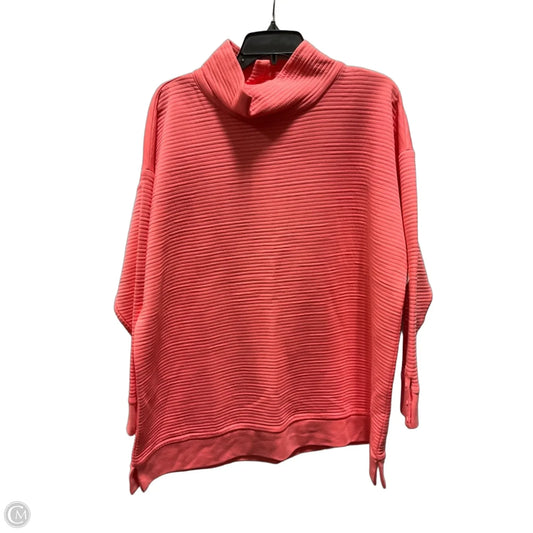 Athletic Top Long Sleeve Crewneck By Talbots In Coral, Size: 2x