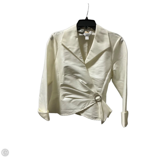 Blazer By Talbots In Cream, Size: M