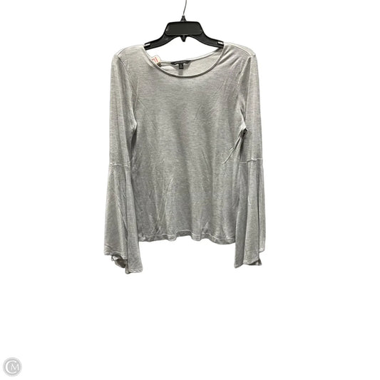 Top Long Sleeve By Banana Republic In Grey, Size: S